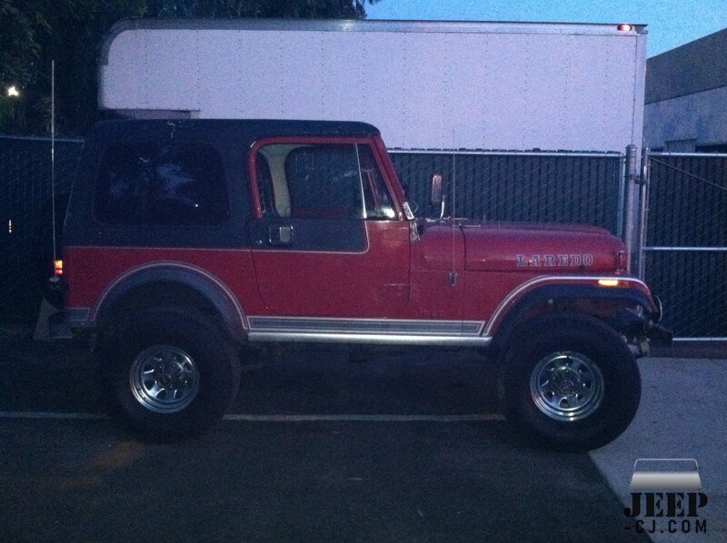 My Cj7 As I Bought It