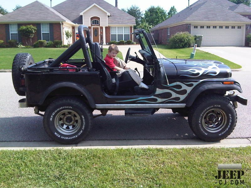 My Co-pilot In The Ole Jeep