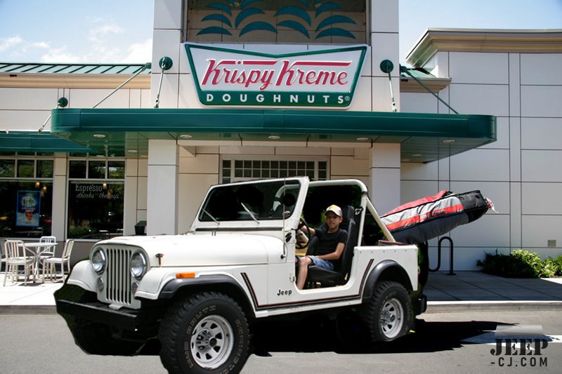 My Jeep At Krispy Kreme