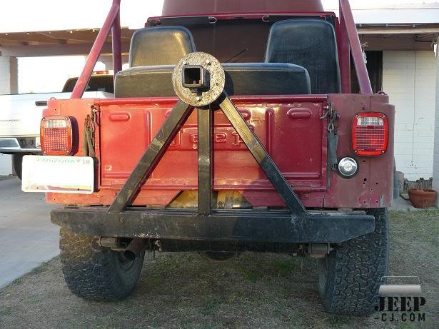 New Hand Made Tire Carrier And Bumper