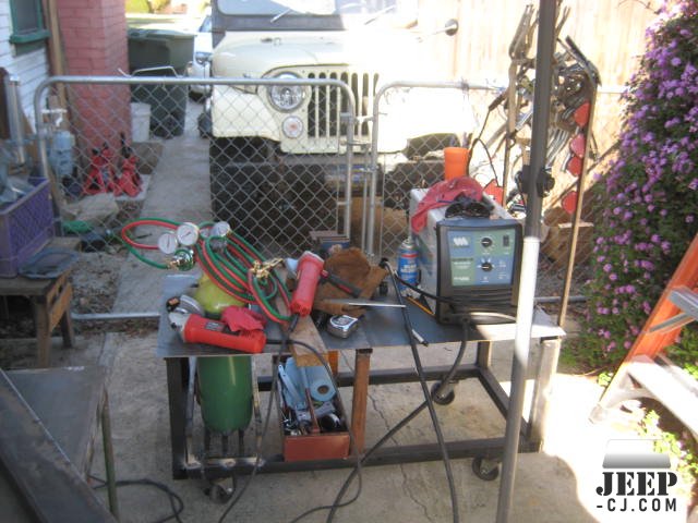 Portable Welding Setup