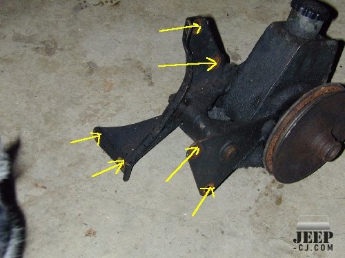 Power Steering Mounts And Brackets