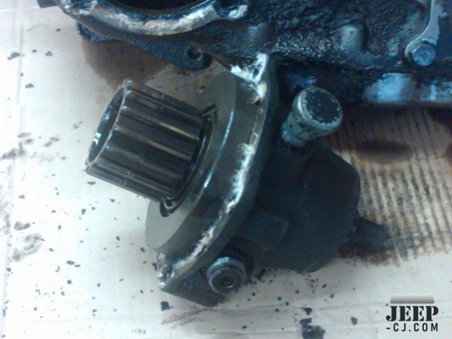 Rear Bearing Cap Removed