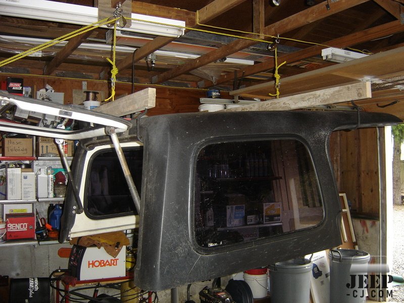 Self-made Hardtop Hoist