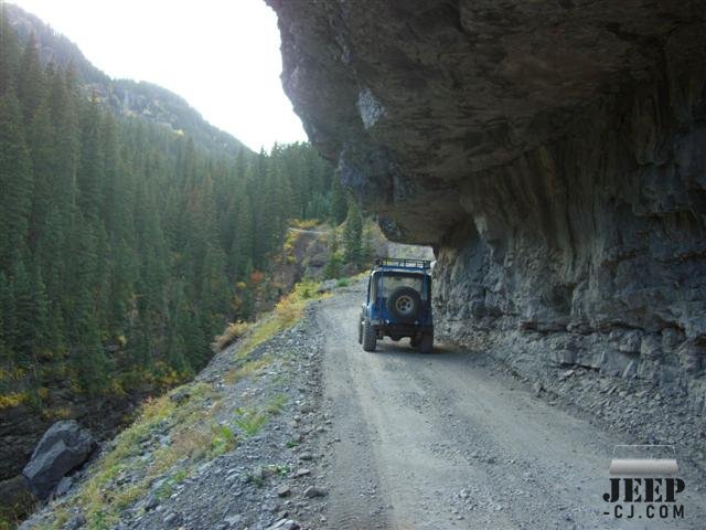 Shelf Road To Camp Bird Near Ouray Co