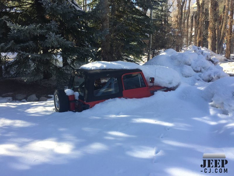 Snowy Jeep