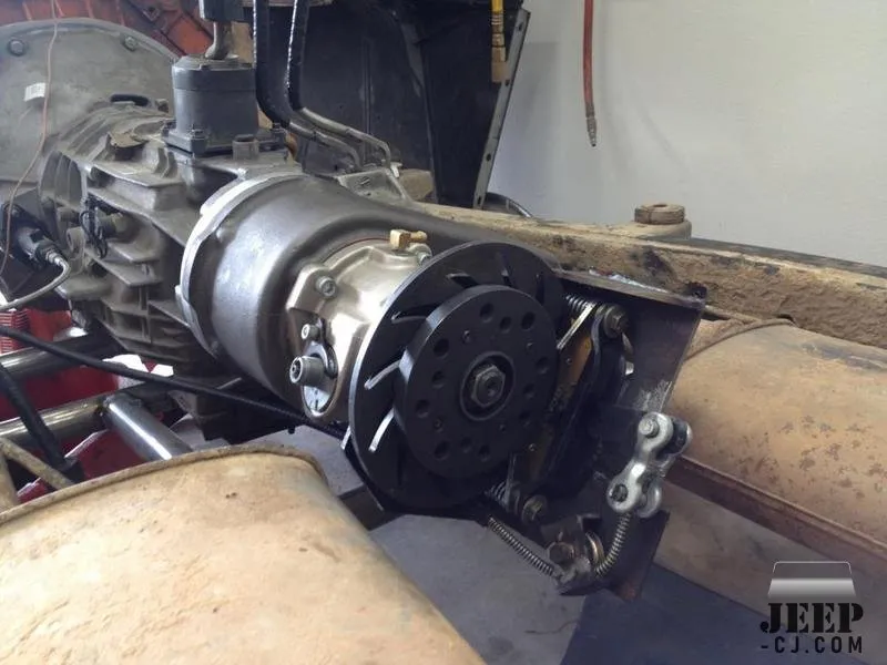 Transfercase Parking Brake