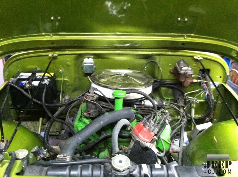 V8 308 Engine Shot