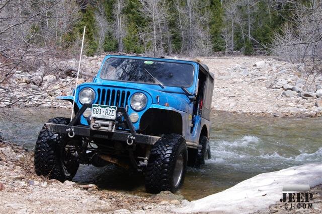 Water Crossing In The Laplata Mts