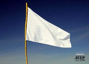 Waving The White Flag!