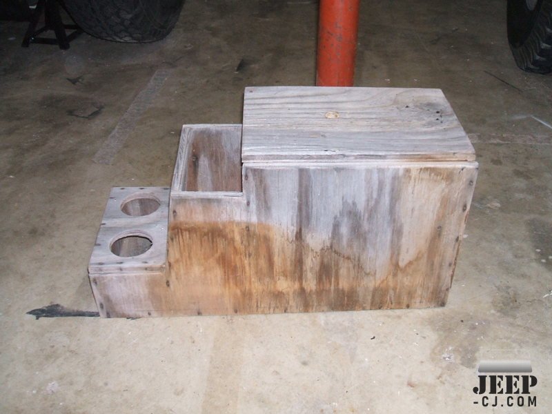 Wooden Center Console